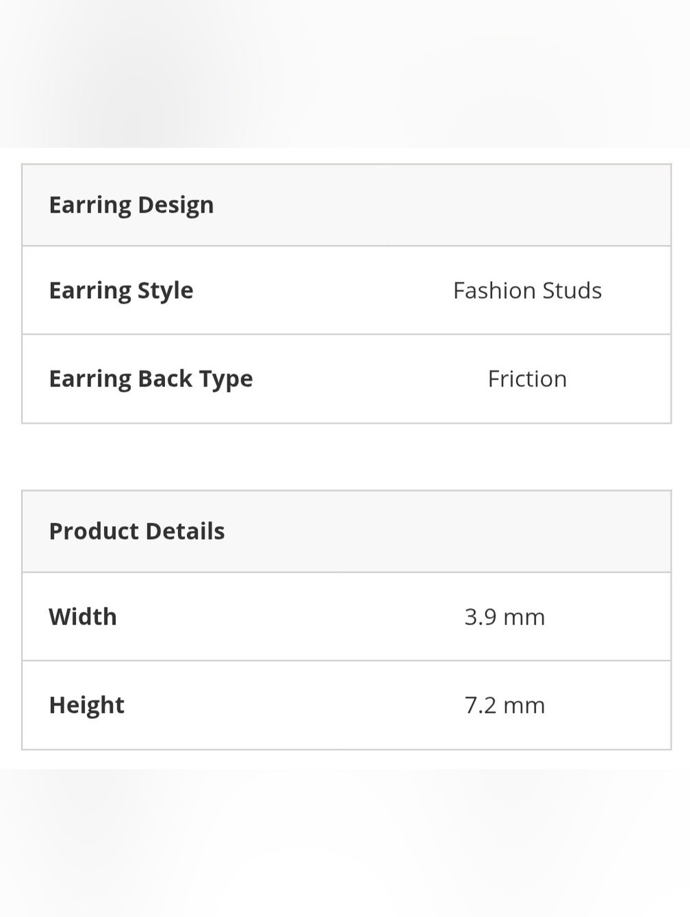 Banter Cubic Zirconia Evil Eye Stud Earrings in 10K Solid Gold - Picture 6 of 6